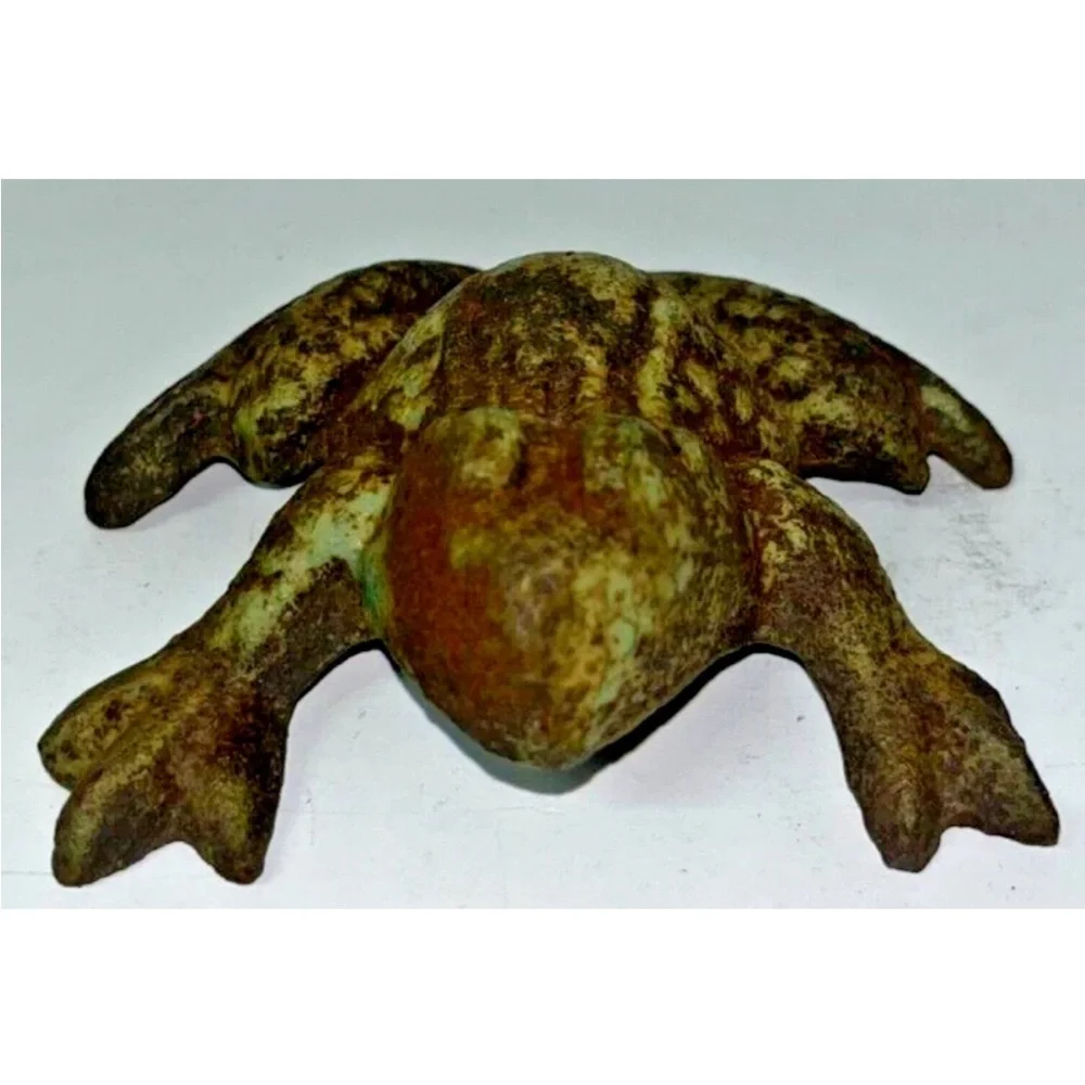 Brass Garden Toad / Frog Decoration